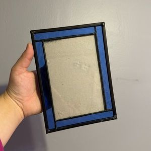 Stained glass photo frame